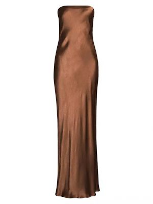 Длинное платье Bec & Bridge коричневое
