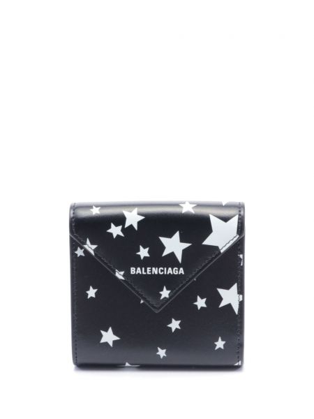 Csillag mintás pénztárca Balenciaga Pre-owned fekete