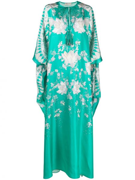 Vestido de flores Emilio Pucci verde