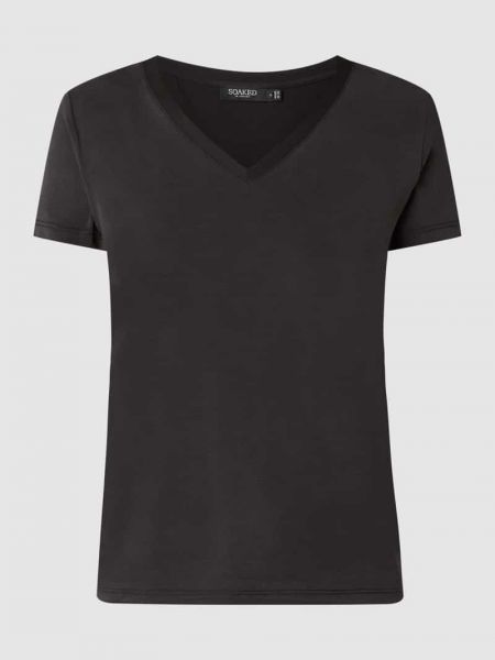 Koszulka z modalu Soaked In Luxury czarna