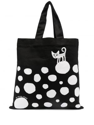 Bolso shopper con lunares 10 Corso Como negro