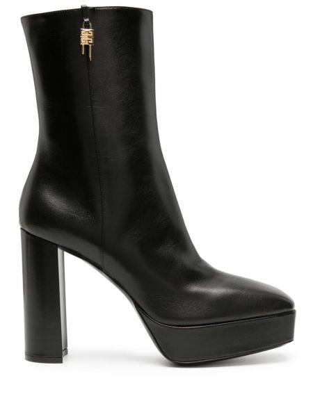 Ankle boots na platformie Givenchy czarne