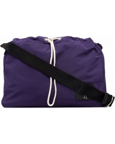 Bolsa de hombro con cordones Plan C violeta