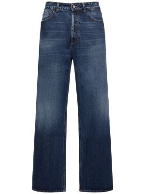 Bavlněné džíny relaxed fit A-cold-wall* modré