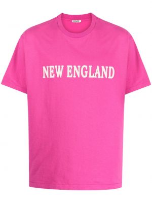 Koszulka bawełniana Bode różowa
