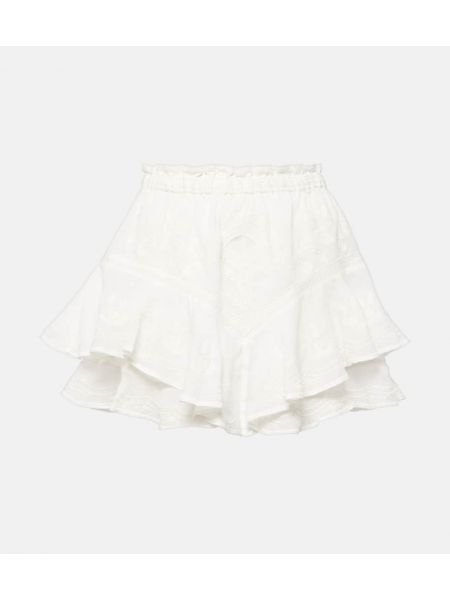 Pantalones cortos con bordado Isabel Marant blanco