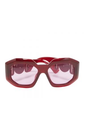 Okulary przeciwsłoneczne Versace Pre-owned czerwone