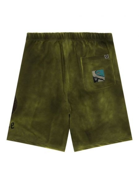 Shorts mit stickerei Aape By *a Bathing Ape® grün