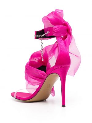 Sandały skórzane Alexandre Vauthier różowe