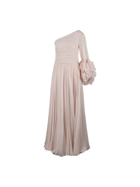 Różowa sukienka długa Costarellos