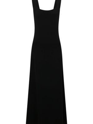 Черное платье из вискозы Forte_forte
