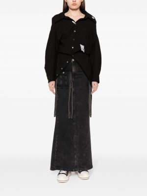 Asimetriška marškiniai Maison Mihara Yasuhiro juoda