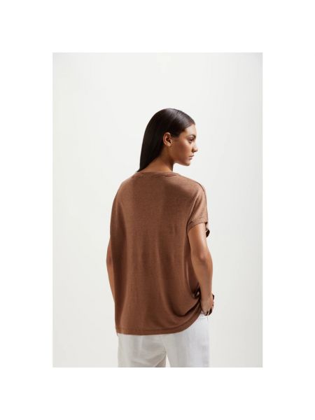Suéter calado Kangra marrón