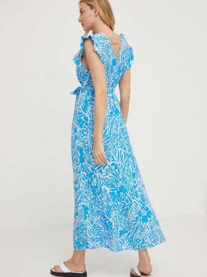 Dlouhé šaty Answear Lab modré