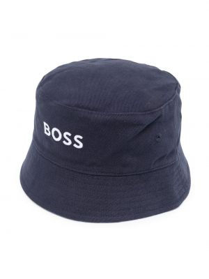 Cappello ricamato Boss Kidswear blu