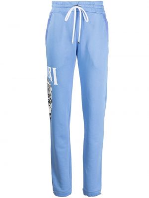 Спортни панталони с принт Amiri синьо