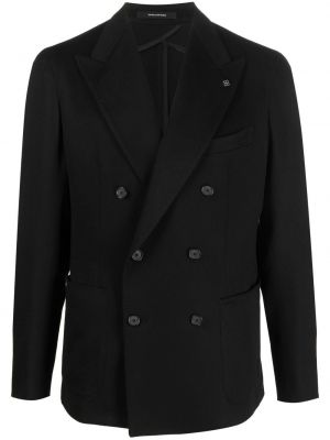 Kashmir lang blazer Tagliatore svart