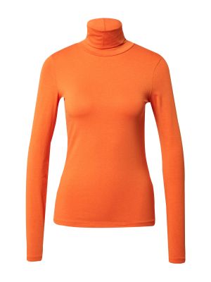 Tričko s dlhými rukávmi Moss Copenhagen oranžová