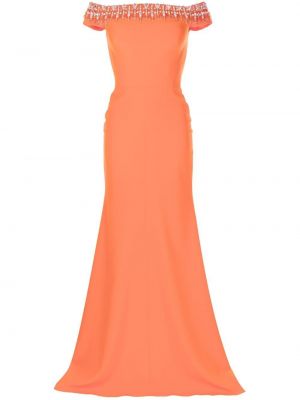 Utsvängd klänning Jenny Packham orange