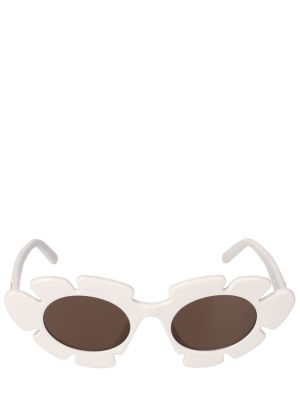 Φλοράλ γυαλιά ηλίου Loewe λευκό