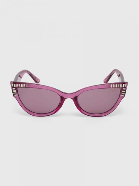 Okulary przeciwsłoneczne Guess różowe