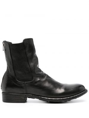 Ankle boots en cuir Officine Creative noir