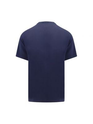Hemd mit rundem ausschnitt Roberto Collina blau