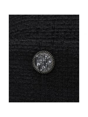 Chaqueta de lana Chanel Vintage negro
