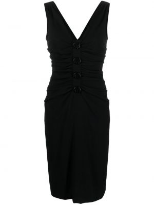 Φόρεμα με κουμπιά Dolce & Gabbana Pre-owned μαύρο