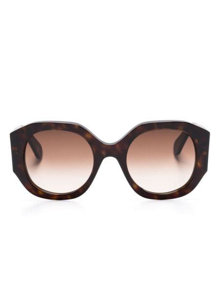 Слънчеви очила Chloé Eyewear кафяво