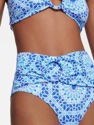 Bikini mit print Alexandra Miro blau