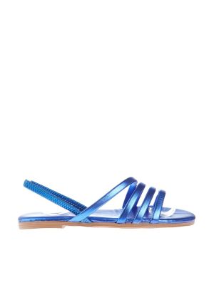 Sandale fără toc Yaya By Hotiç albastru