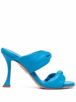Sandale slip-on Aquazzura albastru