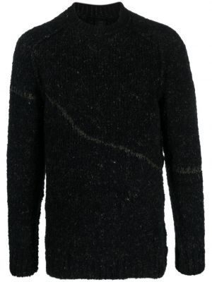 Prugasti džemper Transit crna