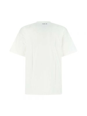 Camiseta de algodón Oamc blanco