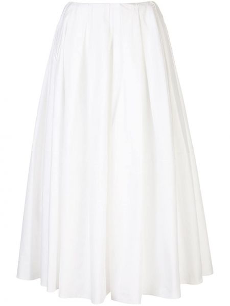 Falda larga Khaite blanco