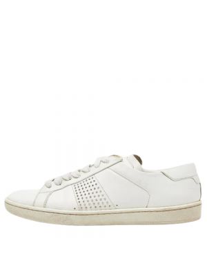 Sneakersy skórzane Yves Saint Laurent Vintage białe