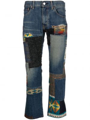 Jean droit Junya Watanabe Man bleu