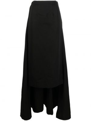 Plisovaná sukňa Staud čierna
