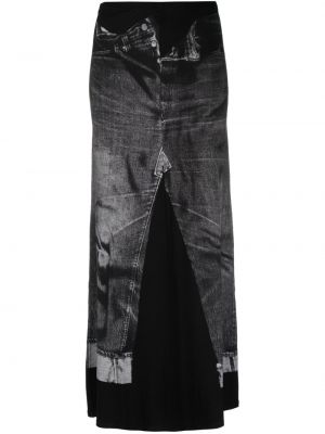 Długa spódnica z dżerseju Jean Paul Gaultier