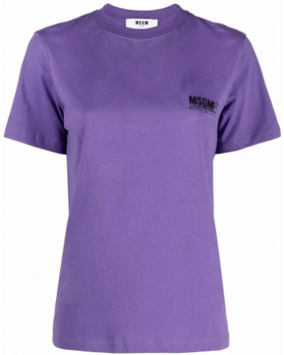 Camiseta Msgm violeta