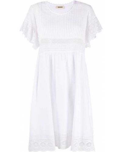 Mini vestido de encaje Zadig&voltaire blanco