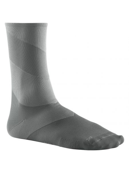 Pruhované ponožky s perlami Mavic sivá