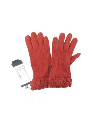 Rękawiczki Armani Jeans czerwone