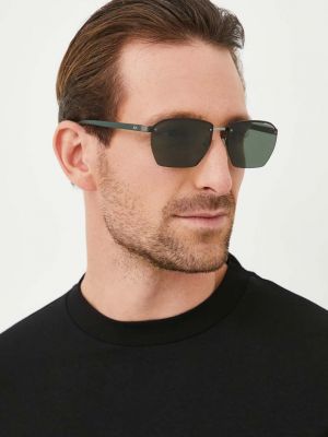 Zielone okulary przeciwsłoneczne Armani Exchange