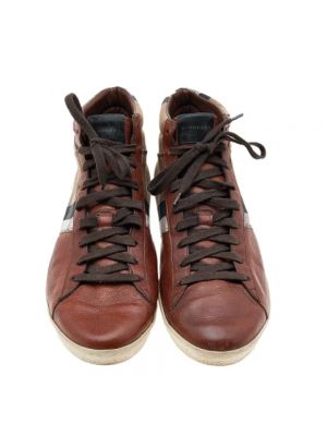 Sneakersy Burberry Vintage brązowe