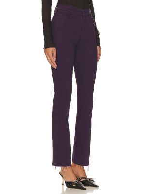 Pantalones de cintura alta Mother violeta
