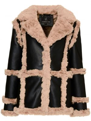 Kožená bunda s kožíškem Unreal Fur