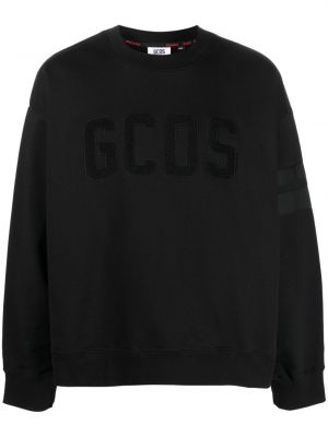 Sweatshirt aus baumwoll Gcds schwarz