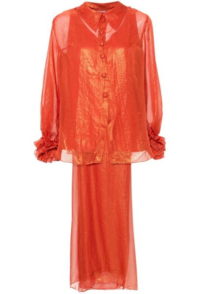 Krave bluse Baruni orange